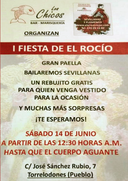 I Fiesta de El Roco